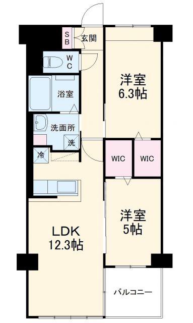 ＡＰエルテージ地行の間取り