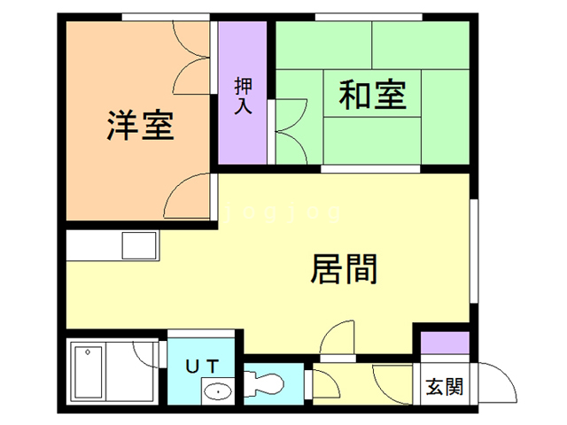 ラポール新富の間取り