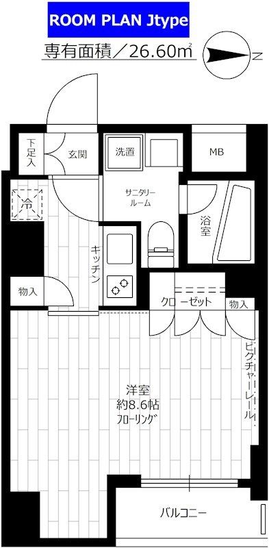 ステージファースト方南町アジールコートの間取り