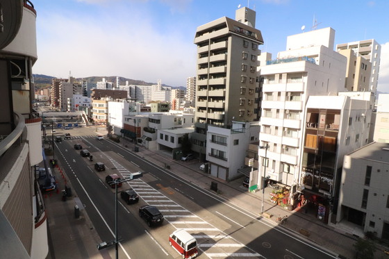 【広島市中区東白島町のマンションの眺望】