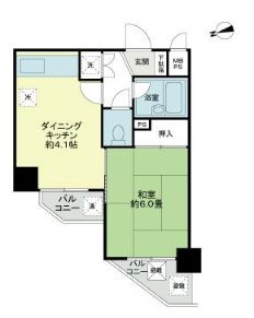 モナークマンション方南町の間取り