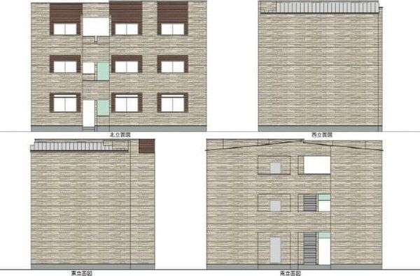 豊中市庄内東町のアパートの建物外観