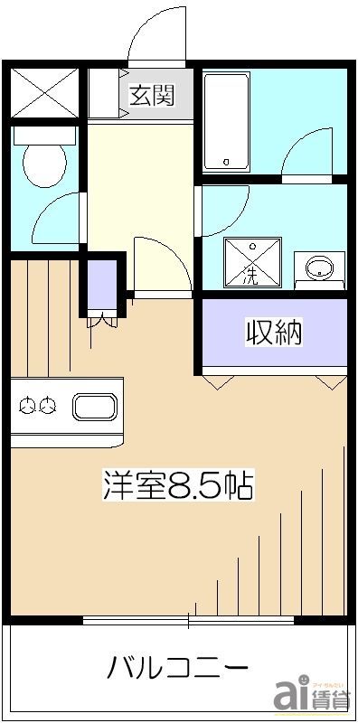 東村山市廻田町のマンションの間取り