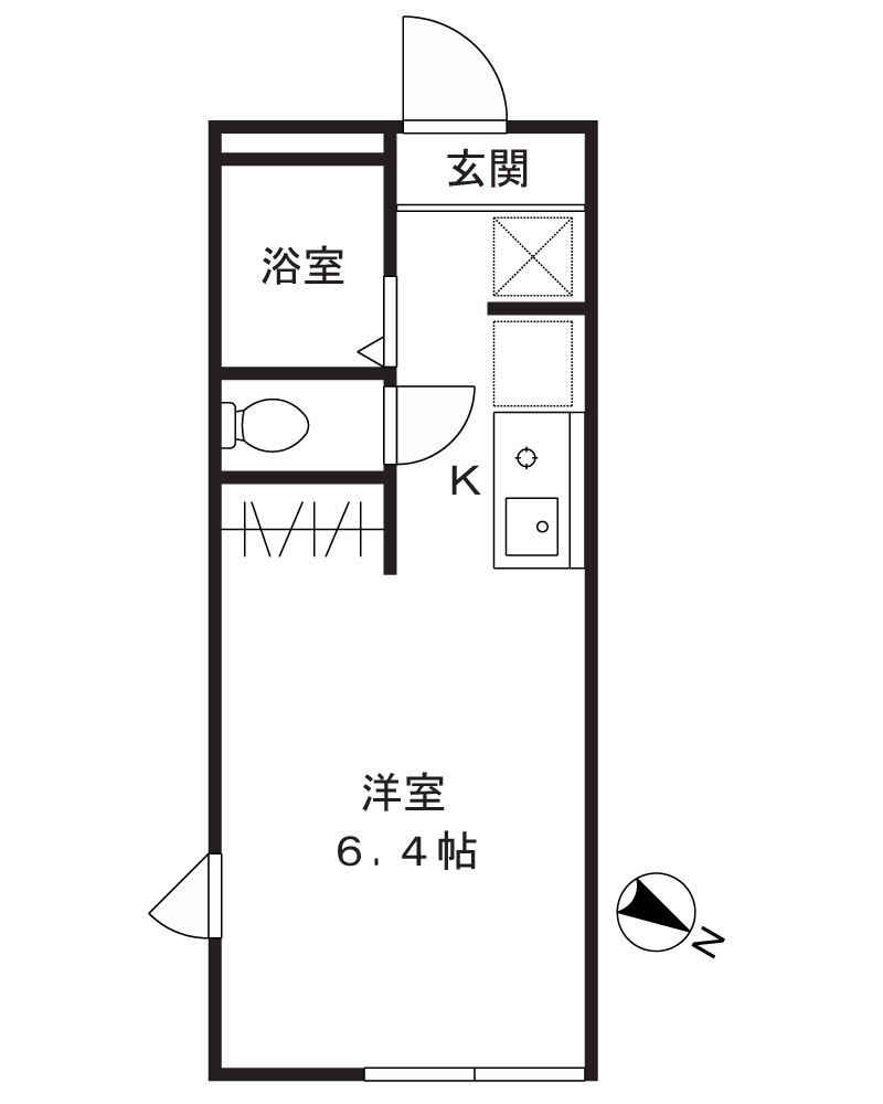 ティアラ溝の口弐番館の間取り