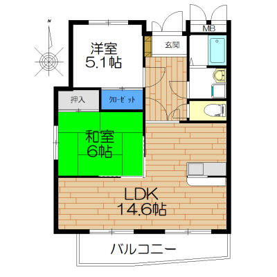 ドリームＡ棟の間取り