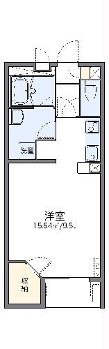 伊豆の国市四日町のアパートの間取り