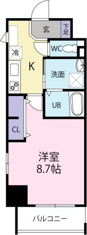 K-クレスト西新町の間取り