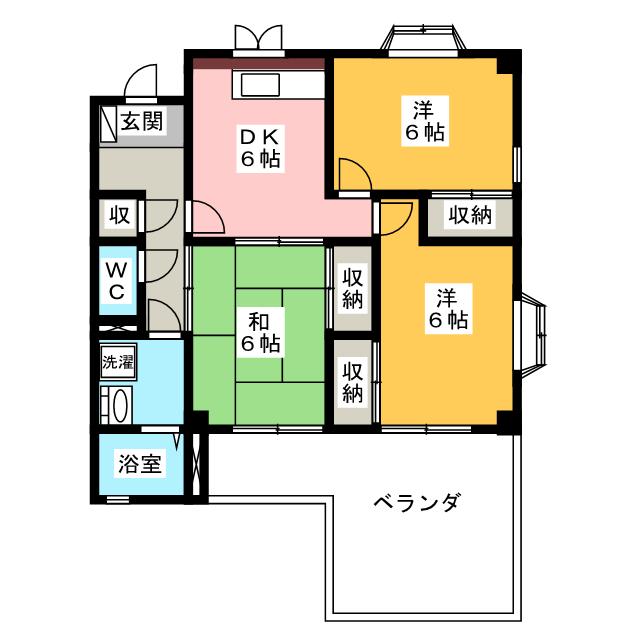 エナール楠IIの間取り