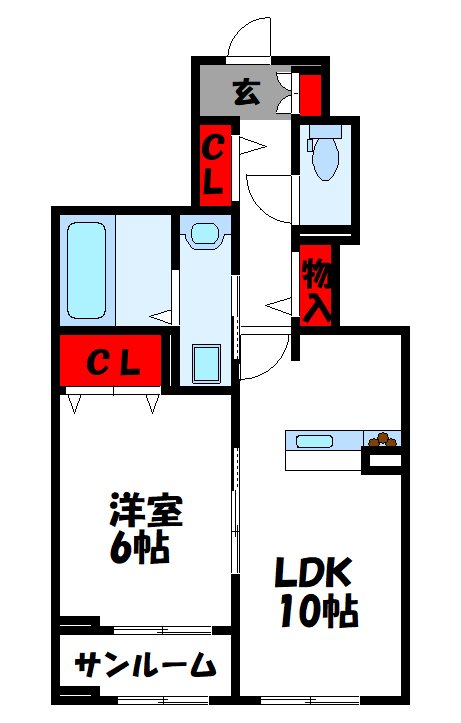 フローラリア橘IIの間取り