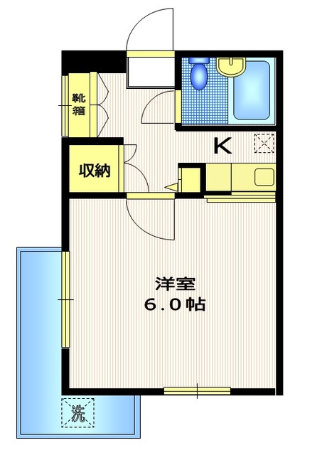 大田区上池台のマンションの間取り