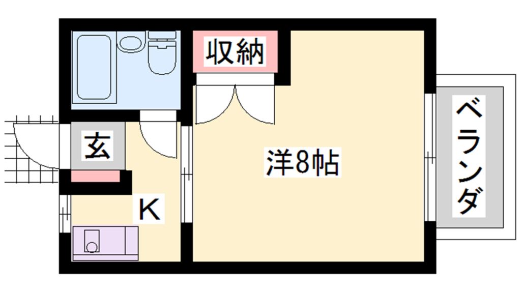 長谷川マンションの間取り