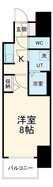 メイクス名駅太閤の間取り