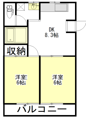 メゾン日光大沢の間取り