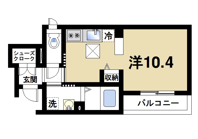 磯城郡田原本町大字八尾のアパートの間取り