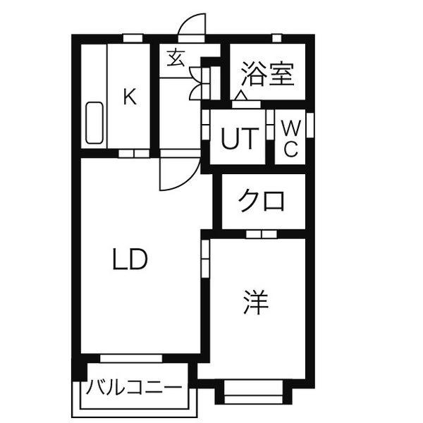 瀬戸市今林町のマンションの間取り