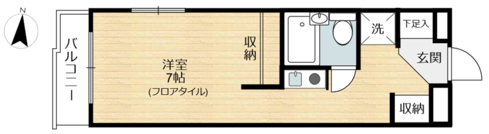 プランドール西品川の間取り