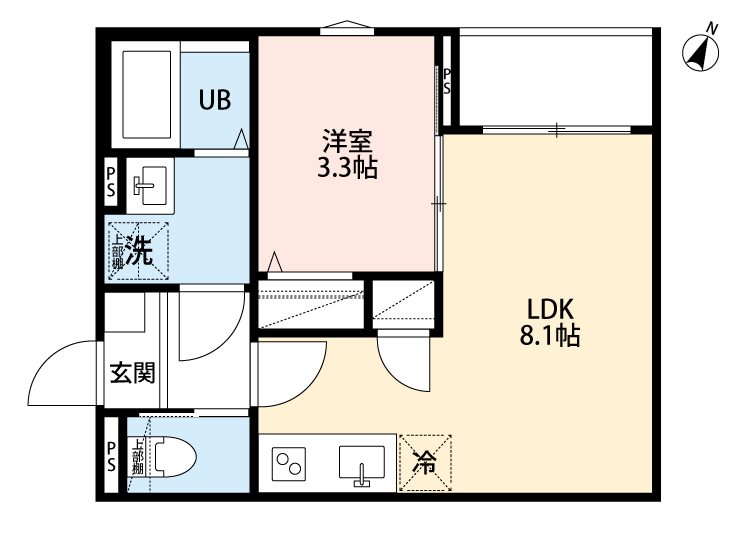 robot home 蒲生の間取り