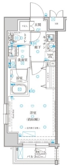 クレイシア板橋蓮沼の間取り