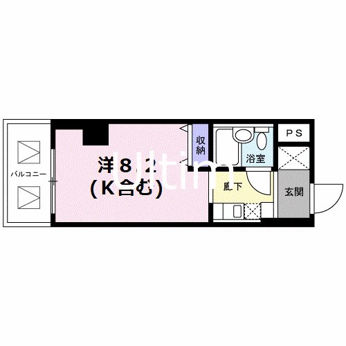 Gloire烏丸五条の間取り