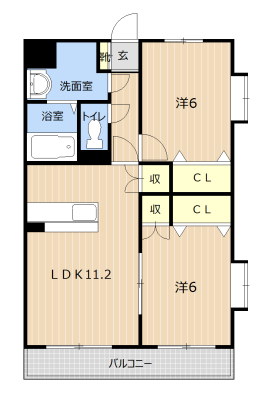 リヴィエールIの間取り