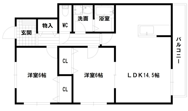 ソシア本荘の間取り