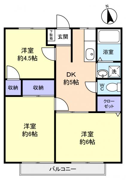 ロイヤルタカダヤＢの間取り