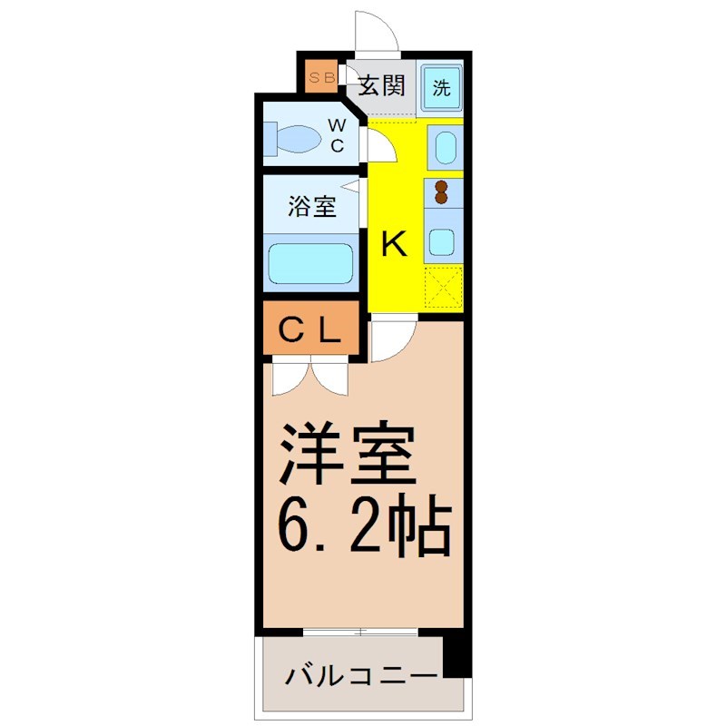 パルティール城西の間取り