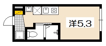 COLLINA地御前 1stの間取り