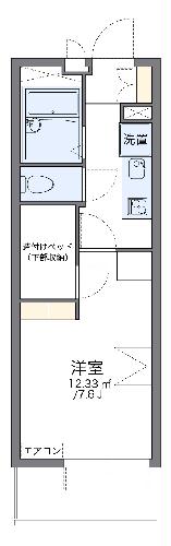 レオパレスアンコールヴィレッジの間取り