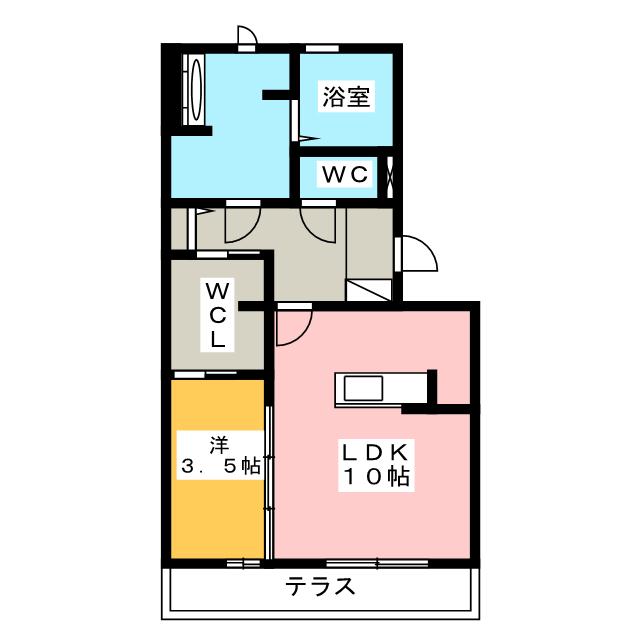 日吉ハイツの間取り