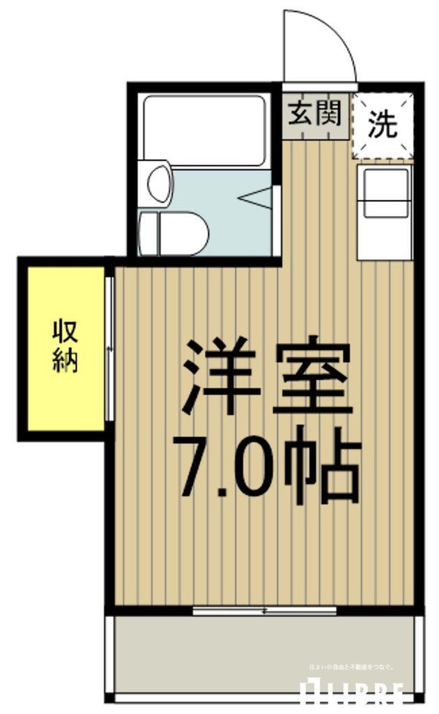 日野市新町のアパートの間取り