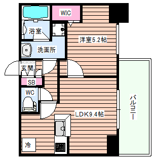 アーバネックス南森町EASTの間取り