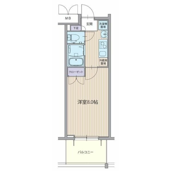 名古屋市中区上前津のマンションの間取り