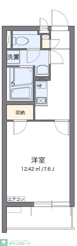 クレイノ河原タウニーの間取り