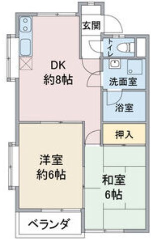 グリーンピア長久手B棟の間取り