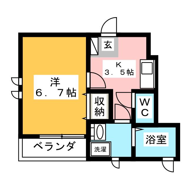 パレットハウスIIの間取り