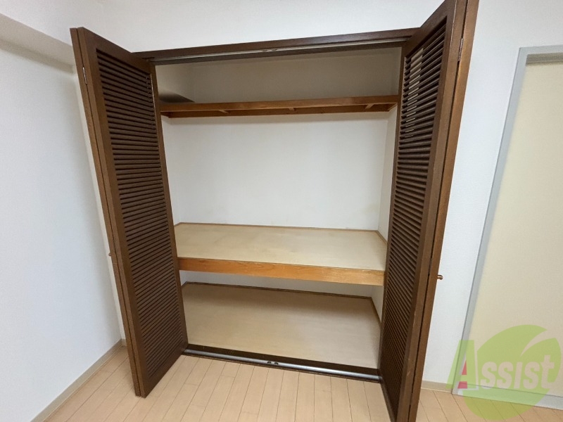 収納　クローゼットがありました。お洋服や荷物はここへ