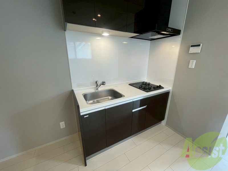 キッチン　清潔感がありお洒落なキッチンになっていました！