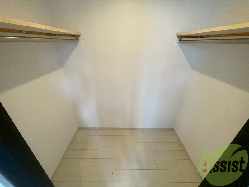 収納　寝室の収納になります。広々としてたくさん収納できます。