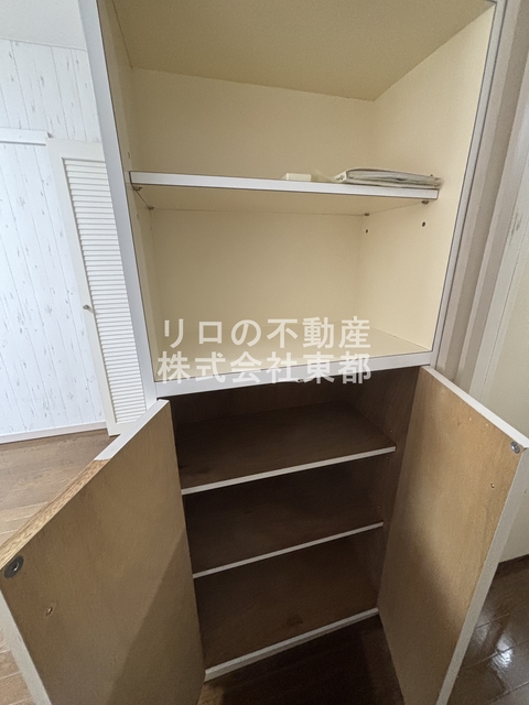 収納　棚付なので収納道具なしでも◎