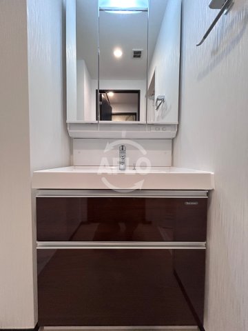 洗面設備　プレジオ帝塚山　独立洗面台