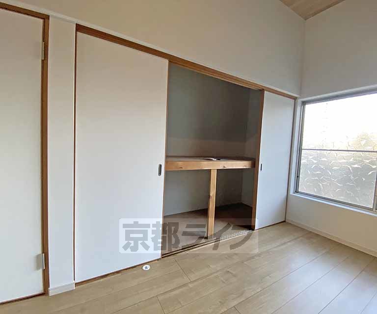 収納　大容量の押入れ収納です。