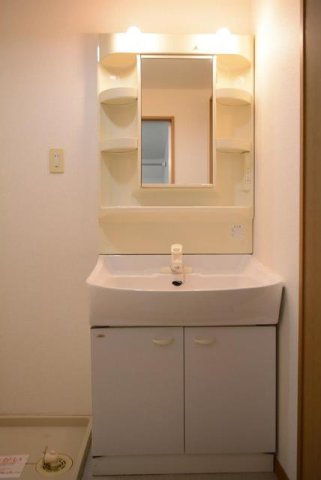 洗面設備　広い洗面スペース