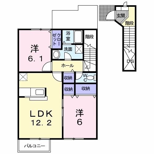 メゾン・ド・サンパティークの間取り