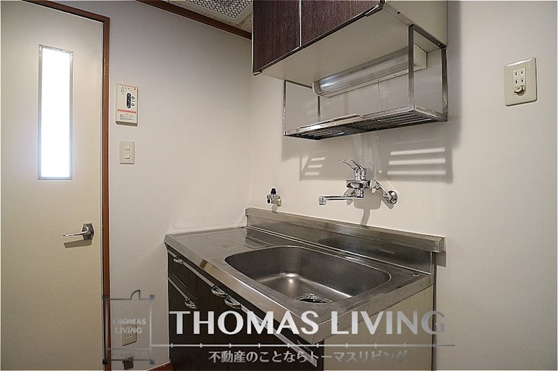 キッチン　コンロ設置可。お好きなコンロを設置ください。