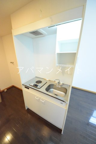 キッチン　コンロ１口付き！