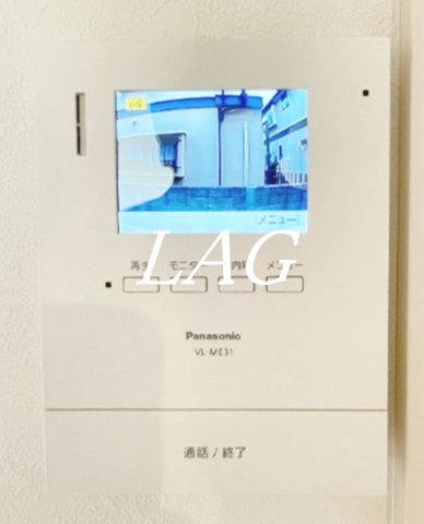 セキュリティ　モニター付きインターフォンです。