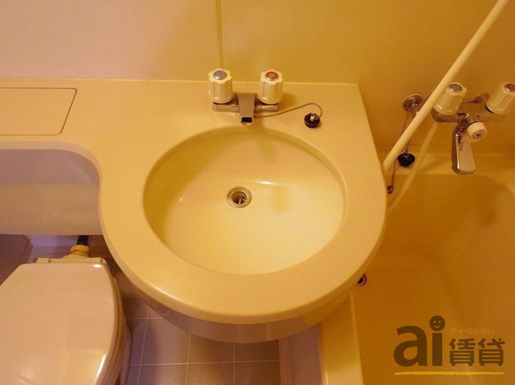 洗面設備　※別号室写真です