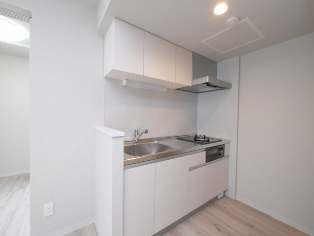 キッチン　嬉しいシステムキッチン付きです♪コンロを買わなくてもOK♪