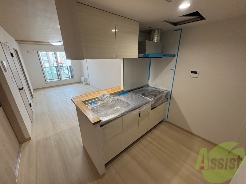 キッチン　システムキッチンなので、すぐお料理に使えます！